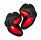 SPIDI BIPHASE KNEE SLIDERS - BLACK/RED Image