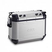 Givi Trekker Outback 37 lt Cam-Side Case Silver (single)
