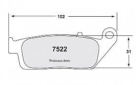 Performance Friction brake pads