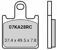 Brembo Z04 brake pads - 37.4 x 49.5 x 7.8