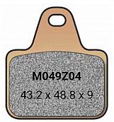 Brembo Z04 brake pads - 43.2 x 48.8 x 9