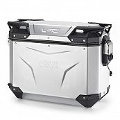 Givi Trekker Outback Evo Smart 37 lt Cam-Side Case Anodized (single)