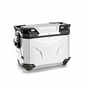 Givi Trekker Outback Evo Smart Contoured 40 lt Cam-Side Case Silver Anodized