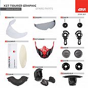 Givi X.27 spare parts