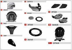Givi X.08 spare parts