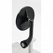 MG Biketech handlebar end mirror - Vespa black (round)