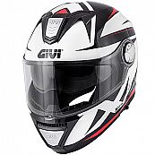 Givi HX23 Modular Flip Face Helmet - black/red - XXL only