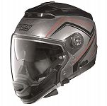 Nolan N44 Open Face/Full Face Helmet - chrome - size XL
