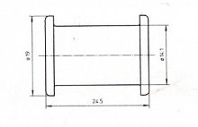 B & H Standard - Grommet 24.5 x 1.4 - rubber