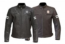 Merlin Hixon suede leather jacket black or brown