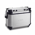 Givi Trekker Outback 37 lt Cam-Side Case Silver (single)