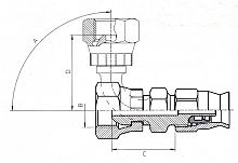 B & H Standard - Swivel female BSP thread