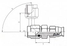 B & H Standard - Swivel female JIL thread