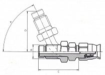 B & H Standard - Swivel male