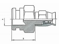B & H Standard - Fixed female convex seat