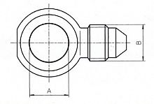 B & H Standard - Banjo male adaptor