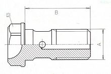 B & H Standard - Banjo bolt - milled