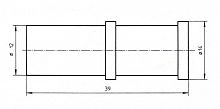 B & H Standard - Sleeve 37 x 12 - rubber