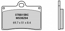 Brembo Z04 brake pads - 69.7 x 51 x 8.4