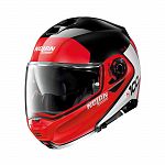 Nolan N100-5 PLUS N-Com Flip Face Helmet - red