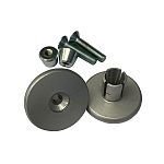 Tommaselli Handlebar end plugs silver - MX