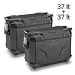 Givi Trekker Outback EVO 37 lt Cam-Side Cases Black (pair)