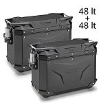 Givi Trekker Outback EVO 48 lt Cam-Side Cases Black (pair)