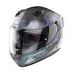 Nolan N60-6 Full Face Helmet - grey/violet