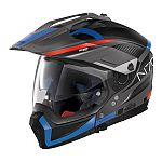 Nolan N70-2 X Adventure Helmet - black/ red / blue