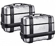 Givi Trekker 33 lt Cases Silver (pair)