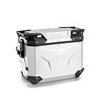 Givi Trekker Outback Evo Smart Contoured 40 lt Cam-Side Case Silver Anodized
