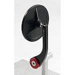 MG Biketech handlebar end mirror - KTM red (type 3)