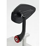 MG Biketech handlebar end mirror - Husqvarna red (diamond)