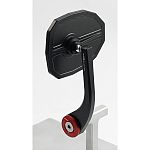MG Biketech handlebar end mirror - Honda red (shield)