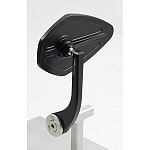 MG Biketech handlebar end mirror - Yamaha silver (diamond)