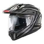 Givi H801 Adventure helmet - black / grey / red