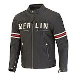 Merlin Revival perforated leather jacket - black vintage