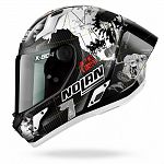 Nolan Xseries X-804 RS Ultra Carbon Full Face Helmet - Checa white