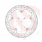 Brembo front disc 168B407D7