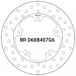 Brembo rear disc 68B407G6