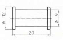 B & H Standard - Rubber 9 x 20