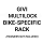 SIDE RACK MULTILOCK (MT) BENELLI LEONCINO 500 '17-> (LH SIDE ONLY) Image