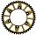 ** REAR SPROCKET SUZUKI RMZ STEEL TEETH/GOLD ALLOY CENTRE - Sale Image