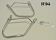 ** SADDLE BAG SUPPORTS HYOSUNG GV 125 / GV 250 Image