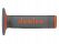 MX/E GRIPS KNURL/WAFFLE 120/123mm GREY/ORANGE CLOSED Image