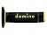 MX/E GRIPS KNURL/WAFFLE 120/123mm BLACK/YELLOW CLOSED Image