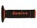 MX/E GRIPS KNURL/WAFFLE 120/123mm BLACK/ORANGE CLOSED Image