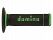MX/E GRIPS KNURL 120/123mm BLACK/GREEN CLOSED Image