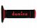 MX/E GRIPS KNURL 120/123mm BLACK/RED CLOSED Image
