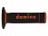 MX/E GRIPS KNURL 120/123mm BLACK/ORANGE CLOSED Image